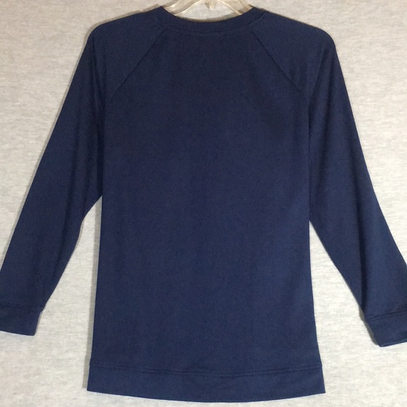 ISAAC MIZRAHI Embroidered Beautifully Long Line Buttery Soft Graphic Top - Picture 3 of 16